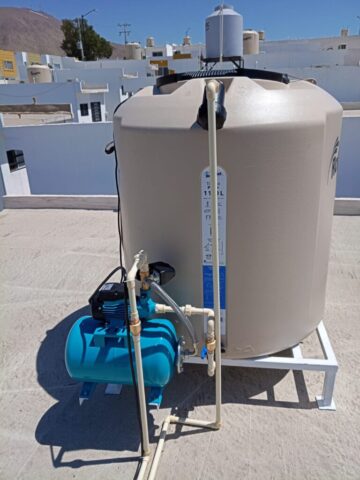 INSTALACION DE ROTOPLAS TINACO EN TIJUANA CON BOMBA