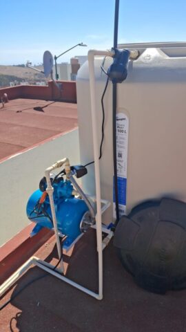 INSTALACION DE ROTOPLAS TINACO EN TIJUANA CON BOMBA
